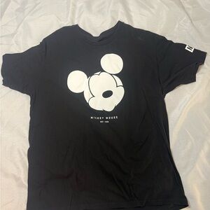 Neff Black and White Mickey Mouse T-Shirt